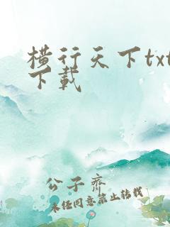 横行天下txt下载