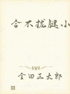 合不拢腿小说