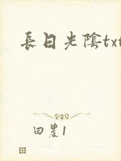 长日光阴txt