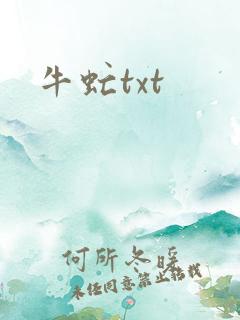 牛虻txt