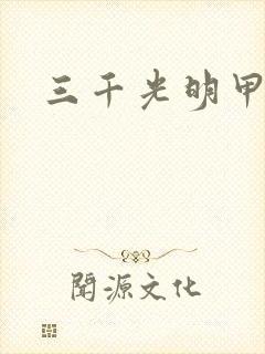 三千光明甲