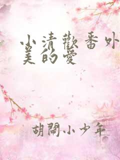 小清欢番外篇完美的爱