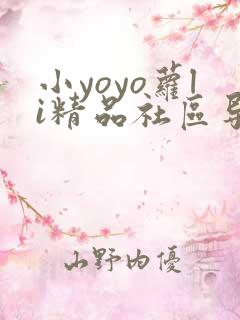 小yoyo萝li精品社区导航