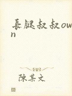 长腿叔叔owen