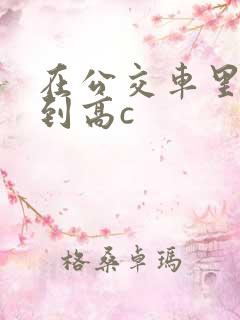 在公交车里c弄到高c