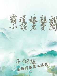 霸道娘亲甜又撩小说免费阅读