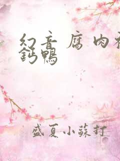 幻音 腐 肉补钙鸭