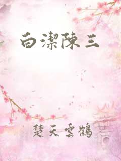 白洁陈三