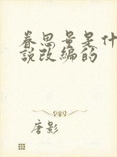 眷思量是什么小说改编的