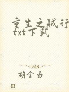 重生之贼行天下 txt下载