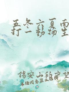 五冬六夏南北聚打一动物生肖