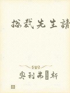 总裁先生请低调