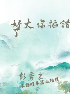 好大你插错地方了