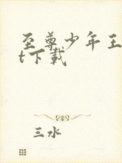 至尊少年王txt下载