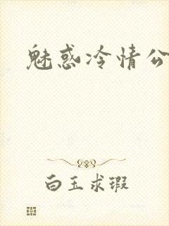 魅惑冷情公子