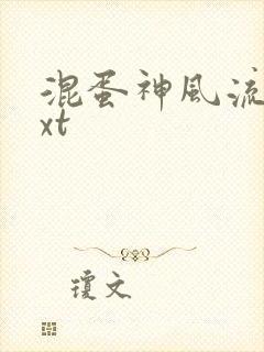 混蛋神风流史txt