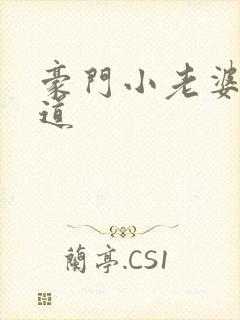 豪门小老婆八咫道