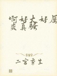 啊好大好厉害好爽真骚