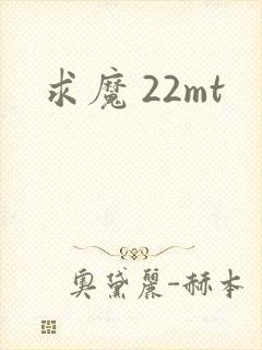 求魔 22mt