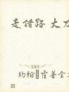 走错路 大刀滟