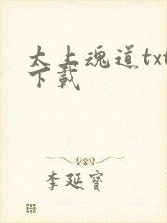 太上魂道txt下载