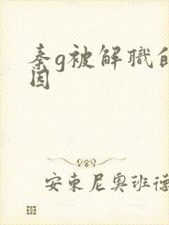 秦g被解职的原因