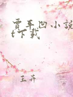 贾平凹小说txt下载