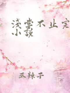 浅尝不止完整版小说