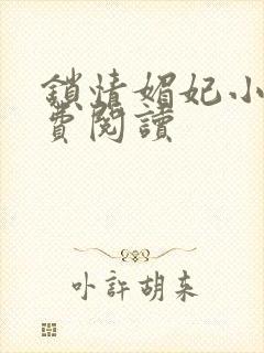 锁情媚妃小说免费阅读