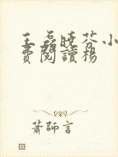 王磊晓芬小说免费阅读杨