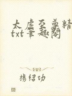 太虚至尊精校版txt笔趣阁