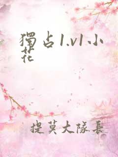 独占1.v1小花