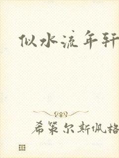 似水流年轩辕悬