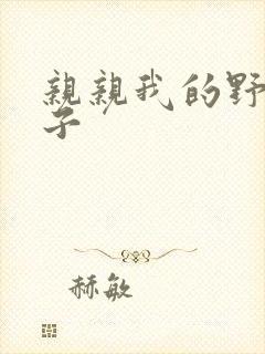 亲亲我的野猪王子