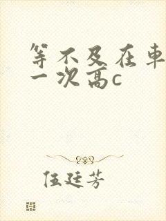 等不及在车里做一次高c