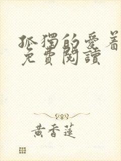 孤独的爱着全文免费阅读