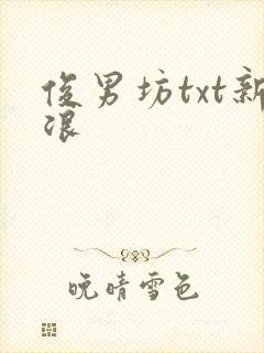 俊男坊txt新浪