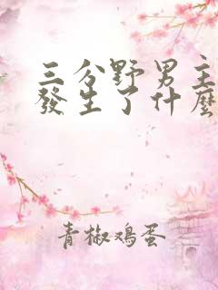 三分野男主当年发生了什么
