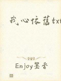 我心依旧txt