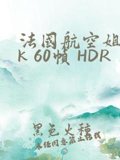 法国航空姐 4k 60帧 HDR