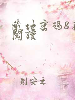 藏地密码8在线阅读