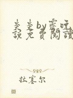 炎炎by霁晚小说免费阅读全文