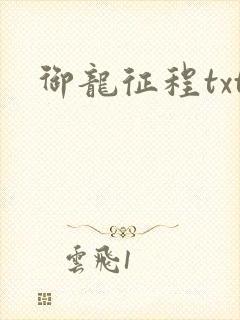 御龙征程txt