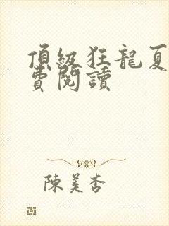 顶级狂龙夏天免费阅读