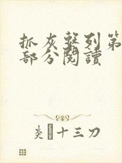 抓灰系列第33部分阅读