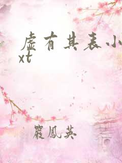 虚有其表小说txt