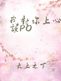 我对你上心了小说PO