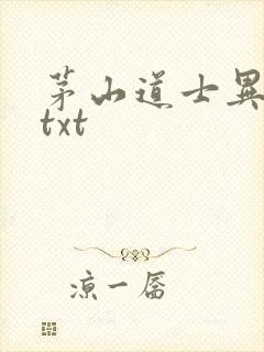 茅山道士异界游txt