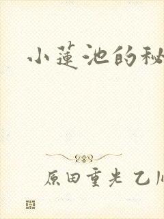 小莲池的秘密