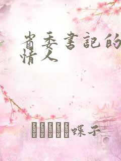 省委书记的秘密情人